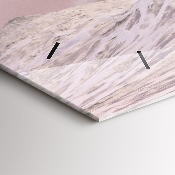 Horloge murale horizontale Surfeur à Hawaï