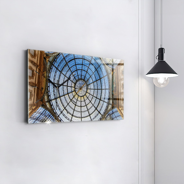 Horloge rectangulaire horizontale Centre commercial à Milan
