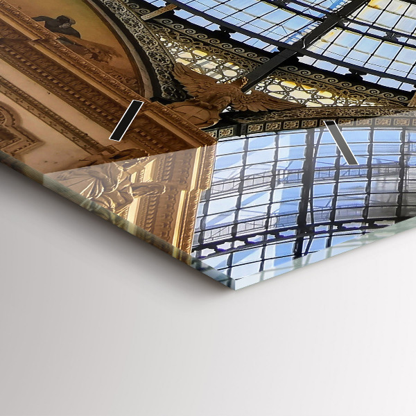 Horloge rectangulaire horizontale Centre commercial à Milan