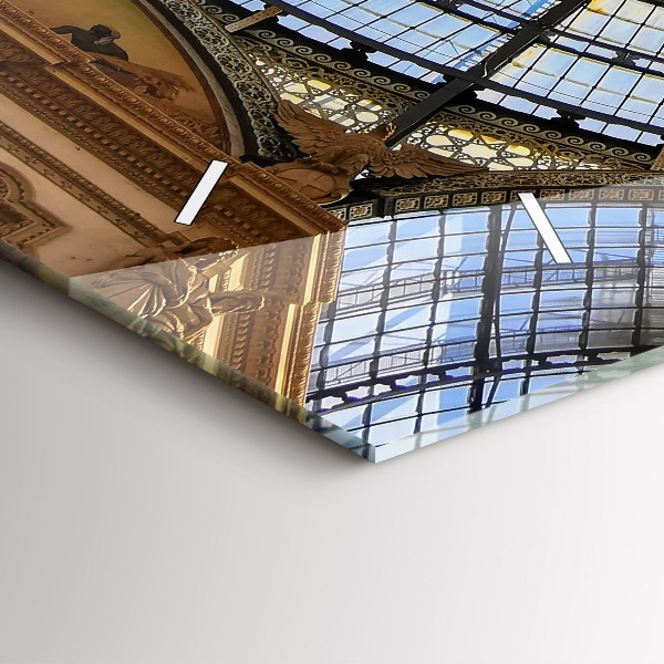 Horloge rectangulaire horizontale Centre commercial à Milan