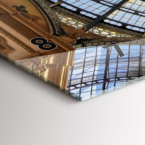 Horloge rectangulaire horizontale Centre commercial à Milan