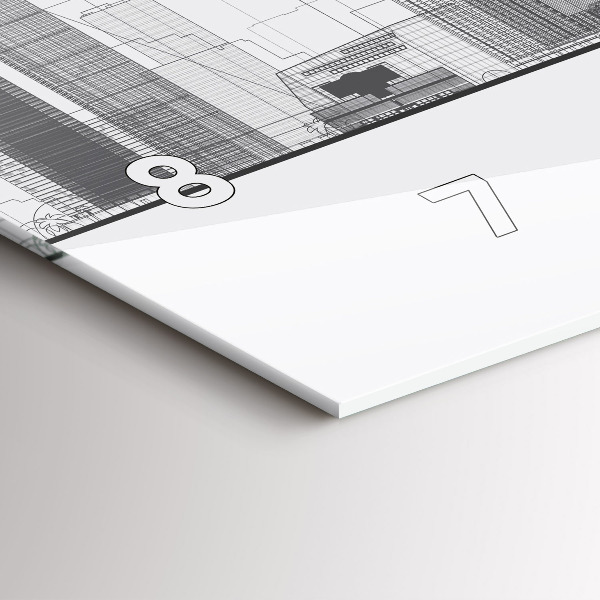 Horloge rectangulaire horizontale Horizon de San Francisco