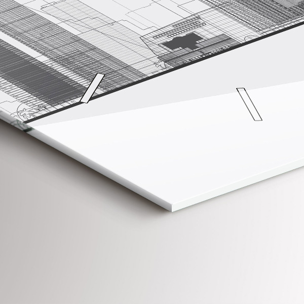 Horloge rectangulaire horizontale Horizon de San Francisco