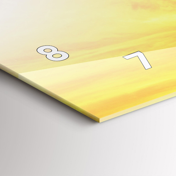 Horloge rectangulaire horizontale La Tour Eiffel à Paris