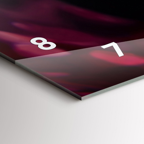 Horloge rectangulaire horizontale Vin