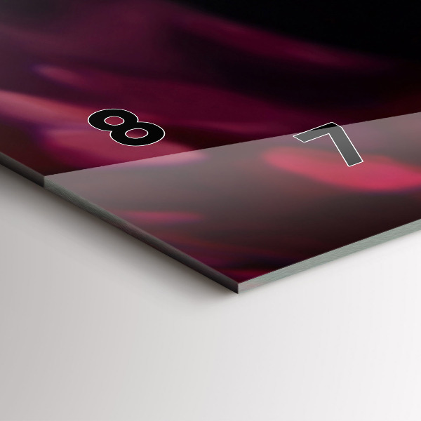 Horloge rectangulaire horizontale Vin