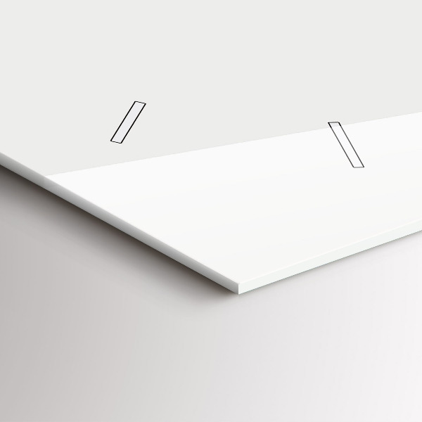 Horloge rectangulaire horizontale Dessin de course cycliste