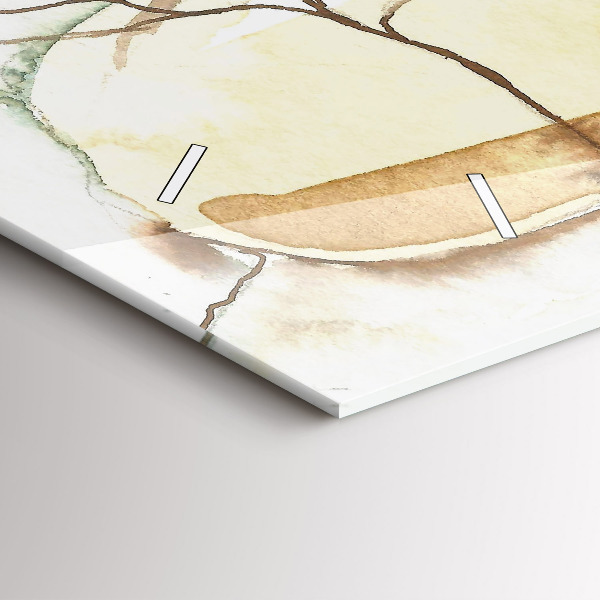 Horloge rectangulaire horizontale 'Portrait d''une femme'