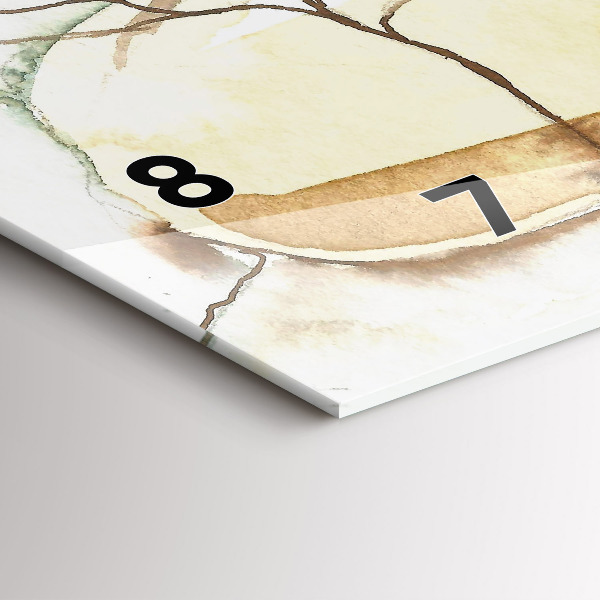 Horloge rectangulaire horizontale 'Portrait d''une femme'