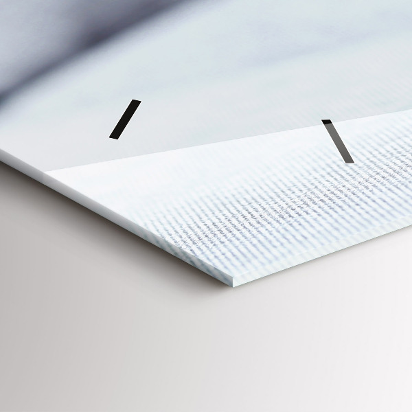 Horloge rectangulaire horizontale Chat sur le canapé