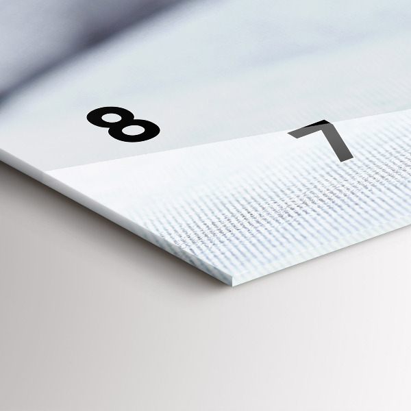 Horloge rectangulaire horizontale Chat sur le canapé