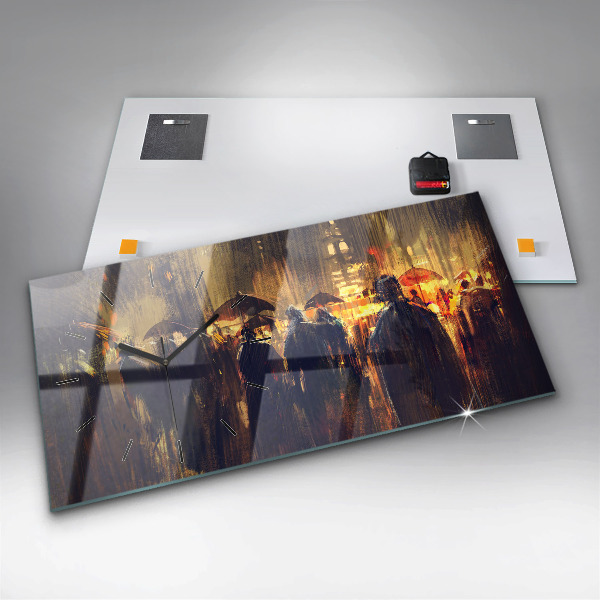 Horloge rectangulaire horizontale 'L''impressionnisme dans l''art Place du Marché'