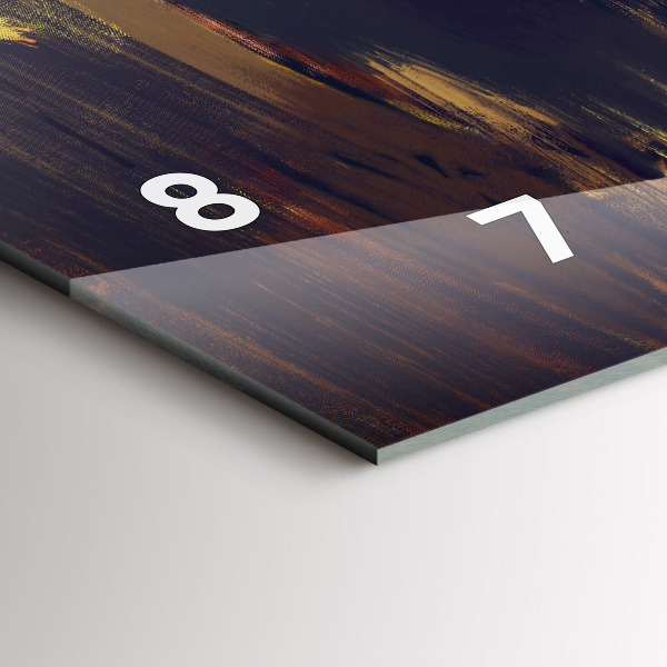 Horloge rectangulaire horizontale 'L''impressionnisme dans l''art Place du Marché'