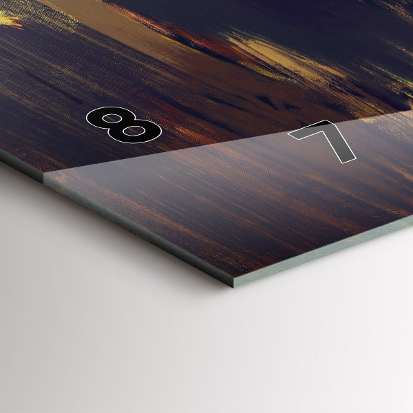 Horloge rectangulaire horizontale 'L''impressionnisme dans l''art Place du Marché'