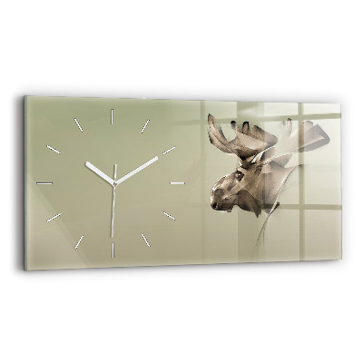 Horloge rectangulaire horizontale Orignal graphique