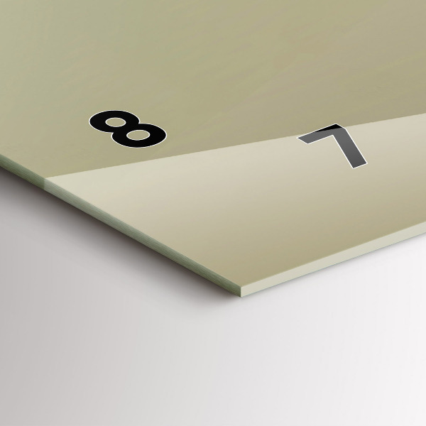 Horloge rectangulaire horizontale Orignal graphique