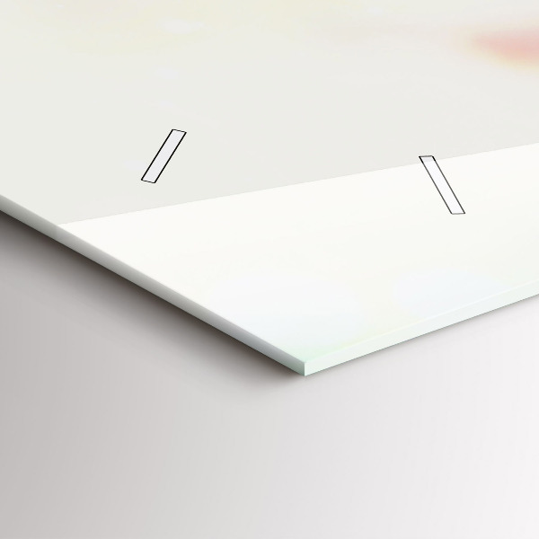 Horloge rectangulaire horizontale Fleurs de printemps