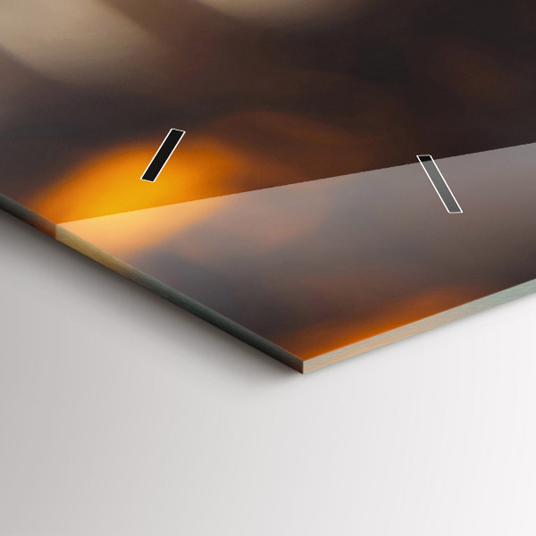 Horloge rectangulaire horizontale Bouteilles en verre