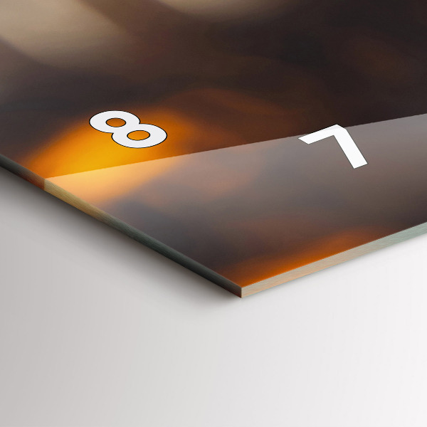 Horloge rectangulaire horizontale Bouteilles en verre