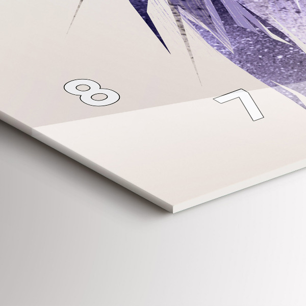 Horloge rectangulaire horizontale Oiseau de prédation