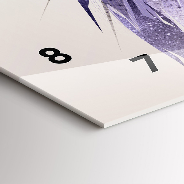 Horloge rectangulaire horizontale Oiseau de prédation