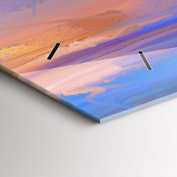 Horloge rectangulaire horizontale Paysage marin