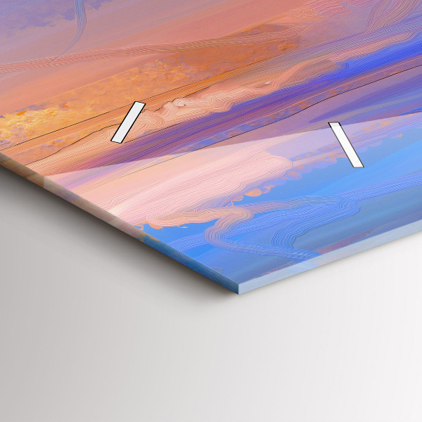 Horloge rectangulaire horizontale Paysage marin