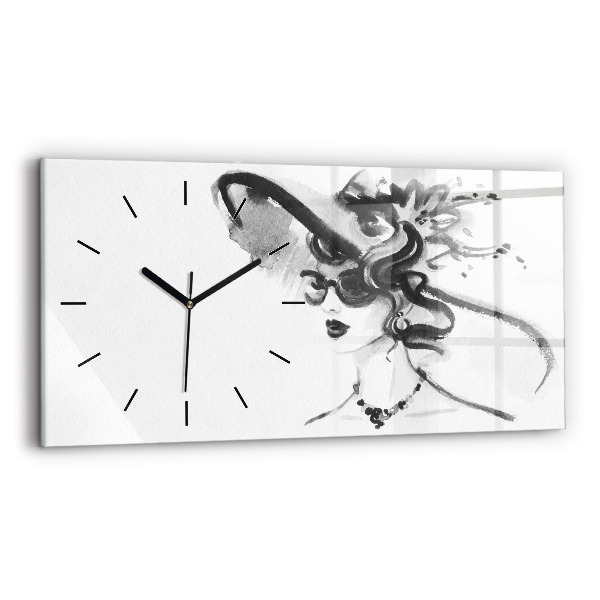 Horloge rectangulaire horizontale Femme à la mode