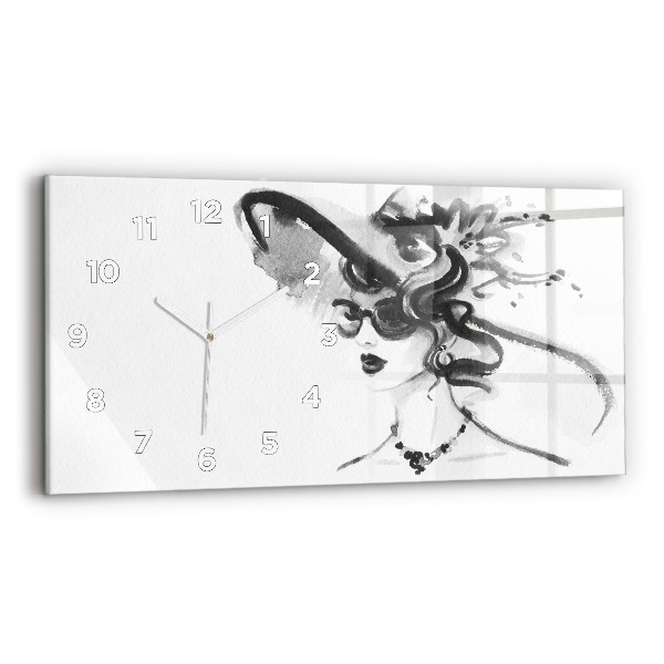 Horloge rectangulaire horizontale Femme à la mode