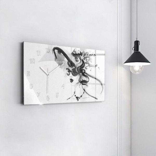 Horloge rectangulaire horizontale Femme à la mode