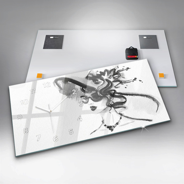 Horloge rectangulaire horizontale Femme à la mode