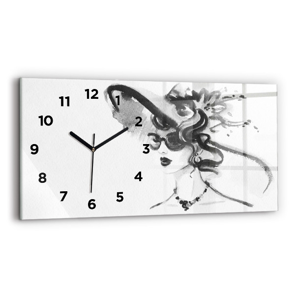 Horloge rectangulaire horizontale Femme à la mode