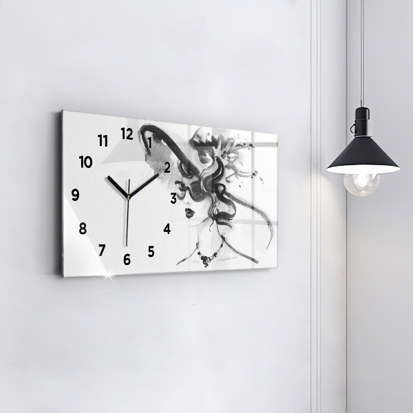 Horloge rectangulaire horizontale Femme à la mode