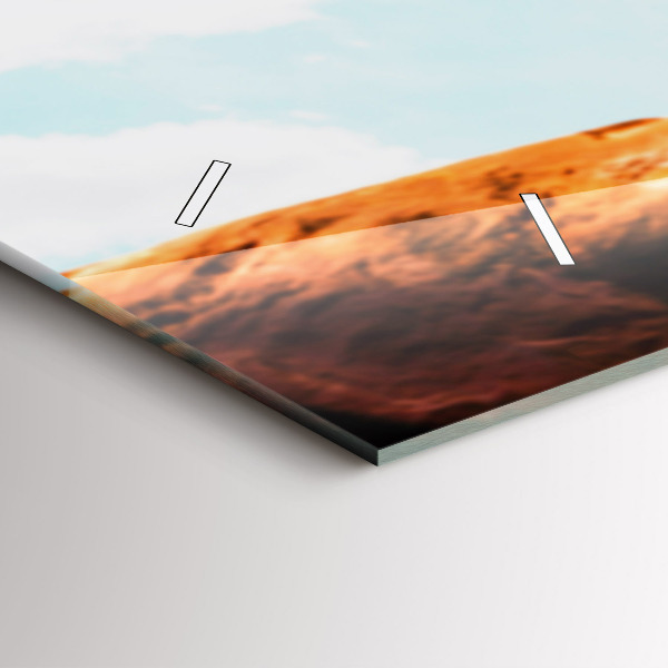 Horloge rectangulaire horizontale Cascadeur et adrénaline