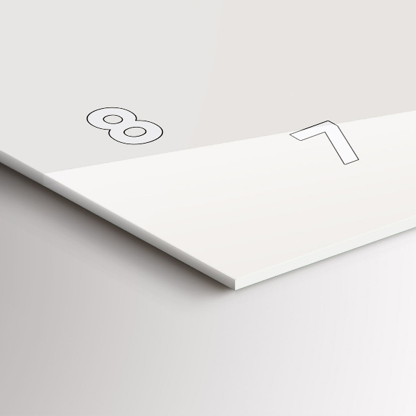 Horloge rectangulaire horizontale 'portrait peint d''un tigre'