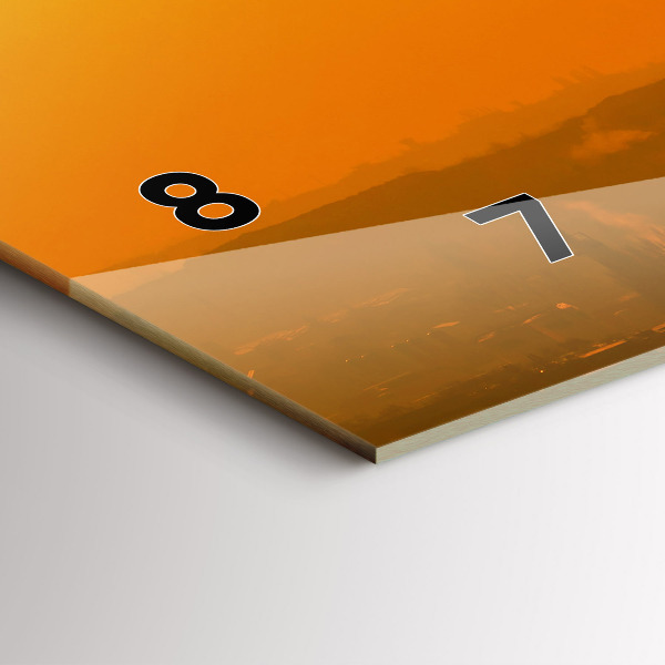 Horloge rectangulaire horizontale Vue de la cathédrale de Brno