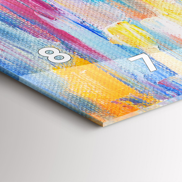 Horloge rectangulaire horizontale Couple sous la pluie