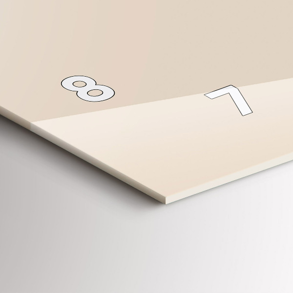 Horloge murale horizontale Homme avec une pipe