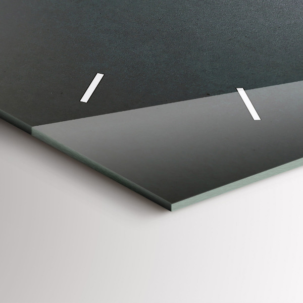 Horloge murale horizontale 'Vagabond dans l''obscurité'