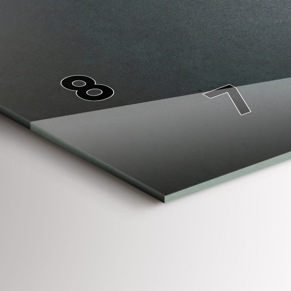 Horloge murale horizontale 'Vagabond dans l''obscurité'