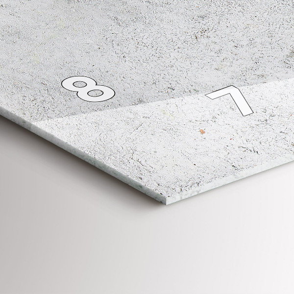 Horloge murale horizontale Olives minimalistes