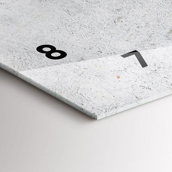 Horloge murale horizontale Olives minimalistes