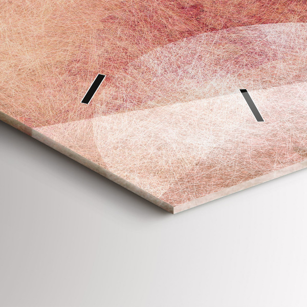 Horloge murale horizontale Abstraction géométrique