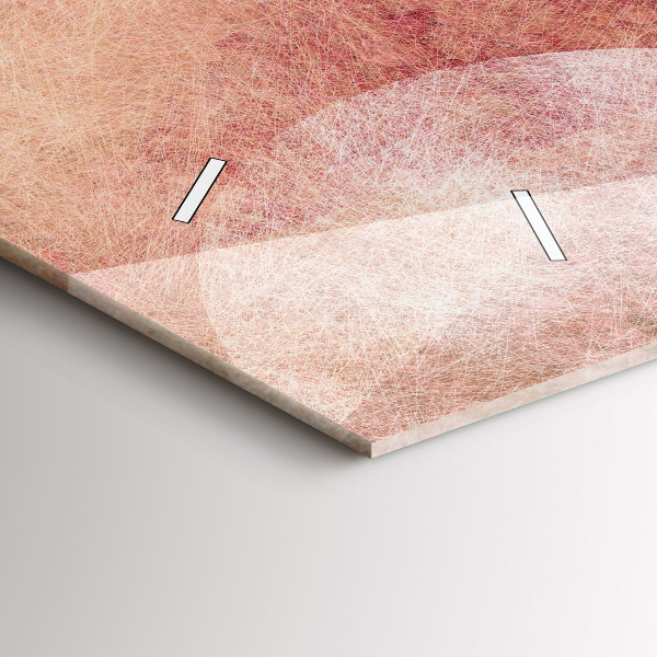 Horloge murale horizontale Abstraction géométrique