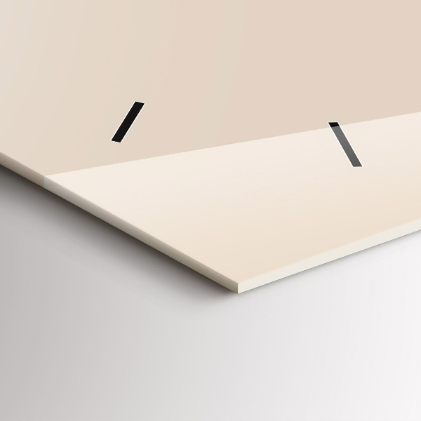 Horloge murale horizontale Tête de loup