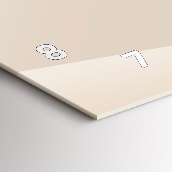 Horloge murale horizontale Tête de loup