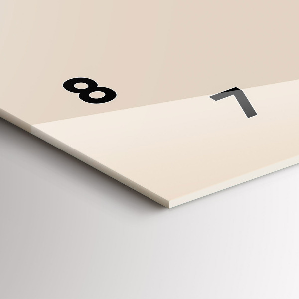 Horloge murale horizontale Tête de loup