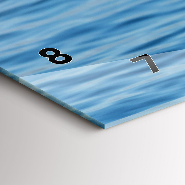 Horloge murale horizontale Mouettes à Gdynia