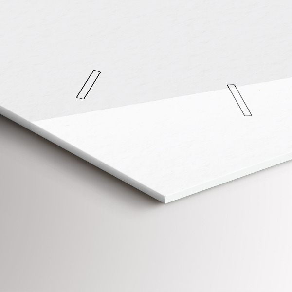 Horloge murale horizontale Femme au chapeau