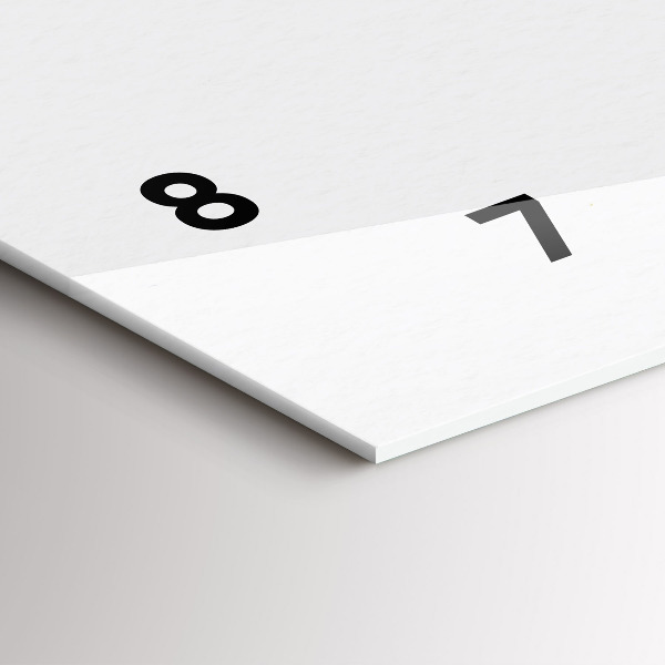 Horloge murale horizontale Femme au chapeau